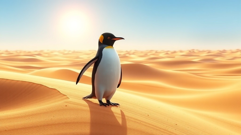 The Penguin of Painted Sands