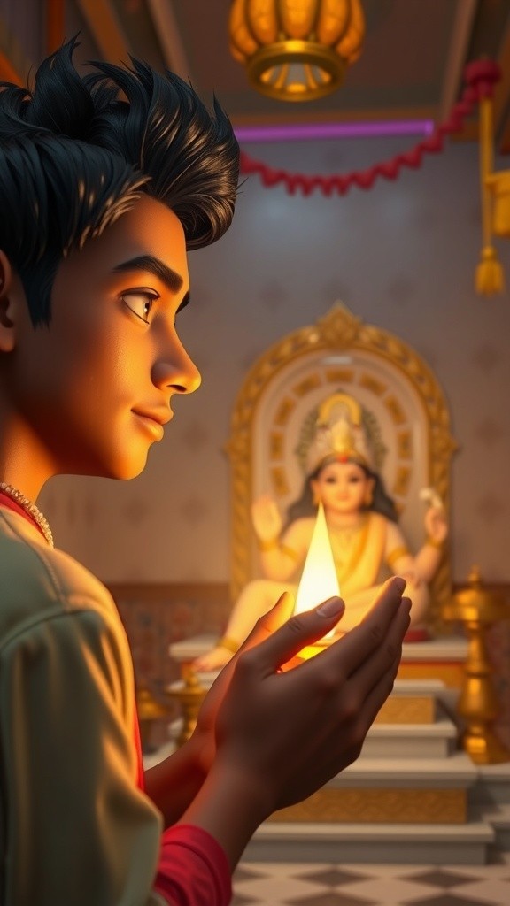 दीपक की रोशनी और नया सवेरा