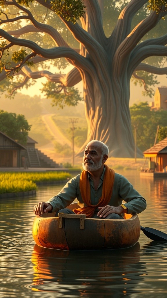 चंदन और जादुई बरगद का पौधा