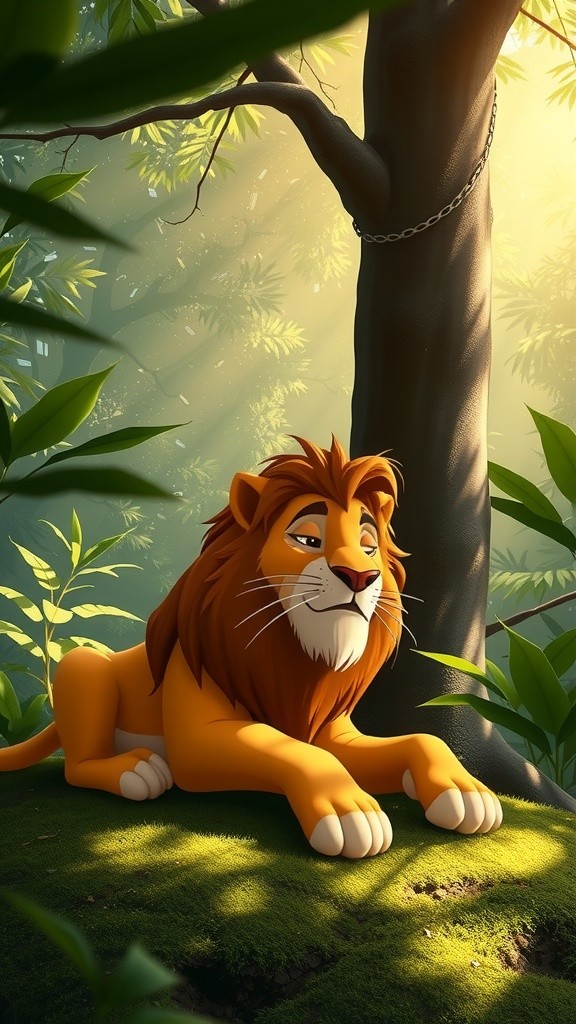 शेर और चूहा: साहस की कहानी