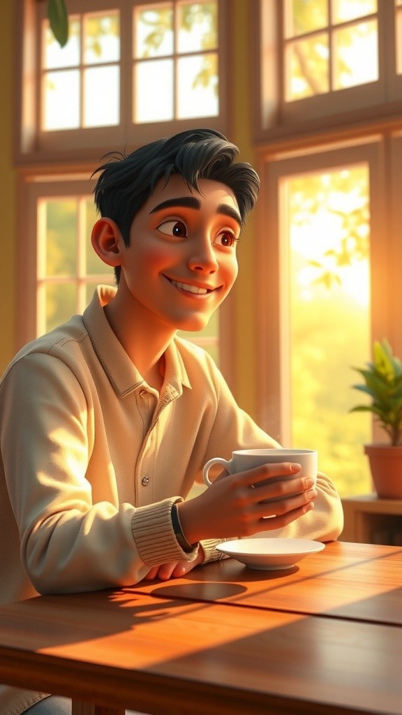 चाय और प्यार: कबूतर की शरारत