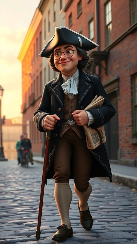 Franklin's Time Leap: From 1787 to 2024