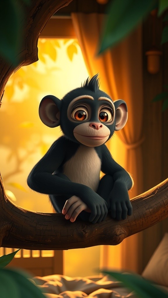 मिको बंदर की पहाड़ी यात्रा