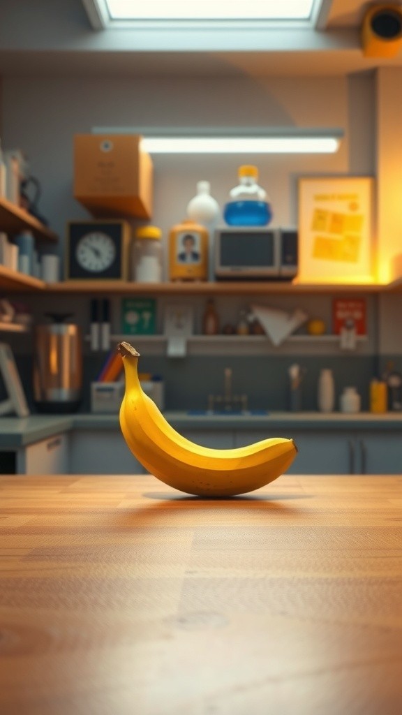 Zoomkan Buah Pisang Hingga Molekul