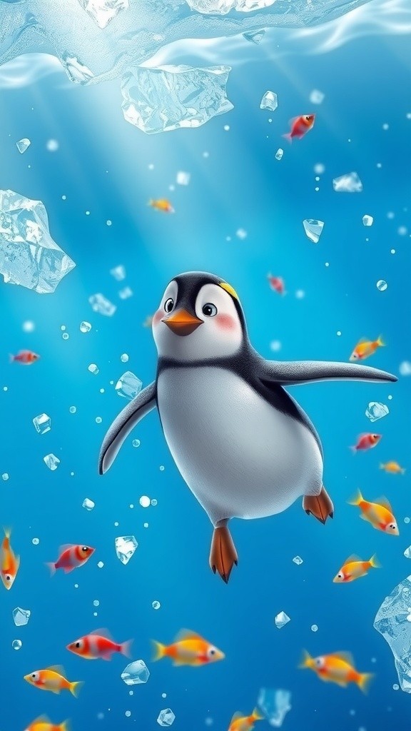 Keistimewaan Pinguin dalam Beraksi di Air