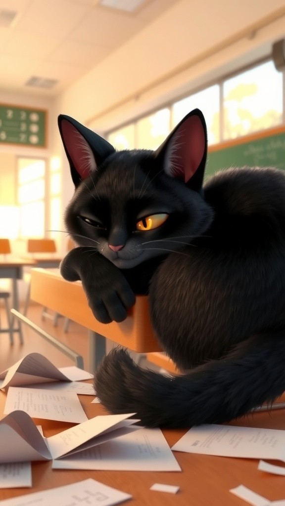 Oren Ketiduran dan Meja Bersin