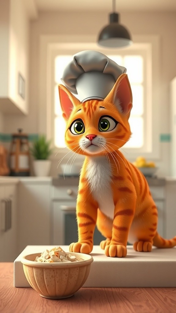 Whiskers the Chef Cat