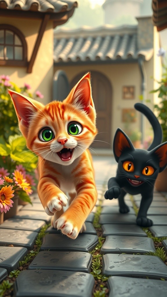 बिल्ला और बिल्ली की दोस्ती: एक दयालुता की कहानी