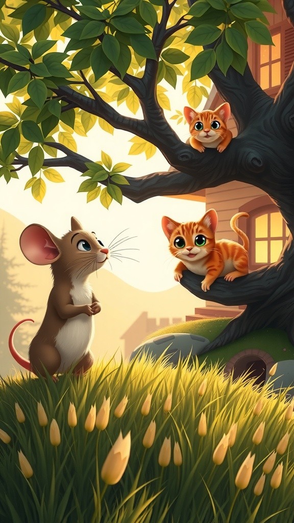 चूहा और बिल्ली: चालाकी की कहानी