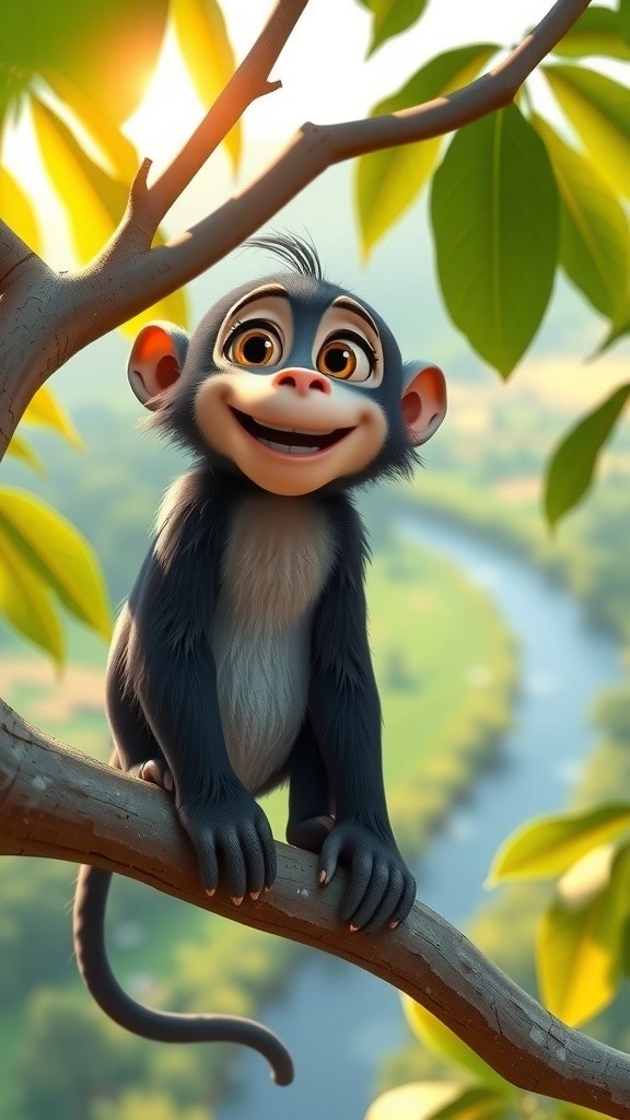 बंदर और मगरमच्छ की चालाकी