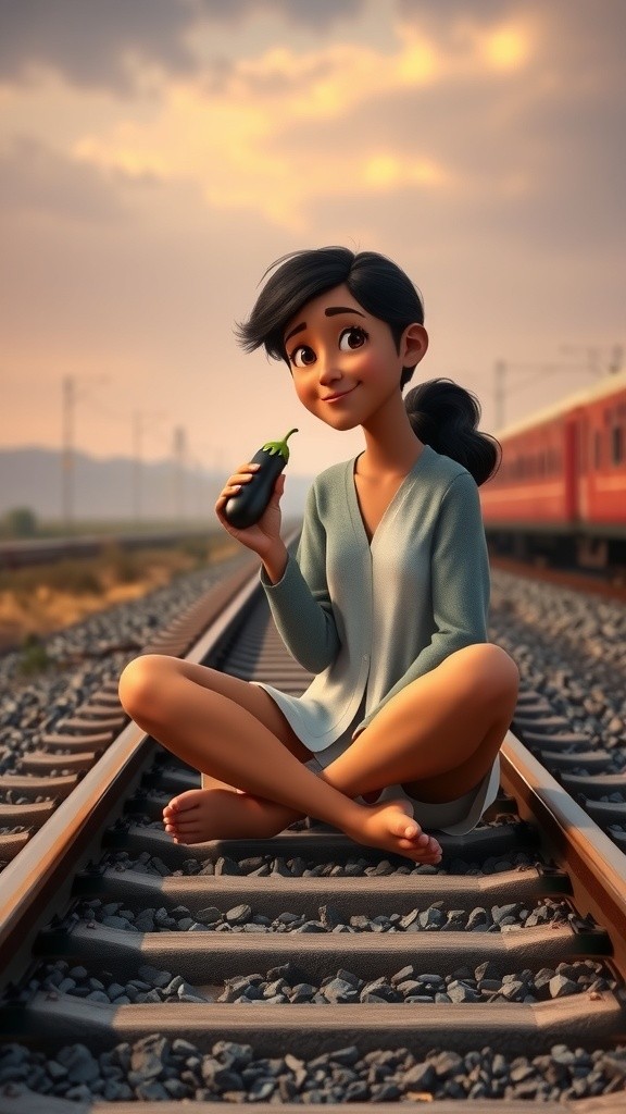 बैंगन की कहानी: संघर्ष और प्रकृति की मदद