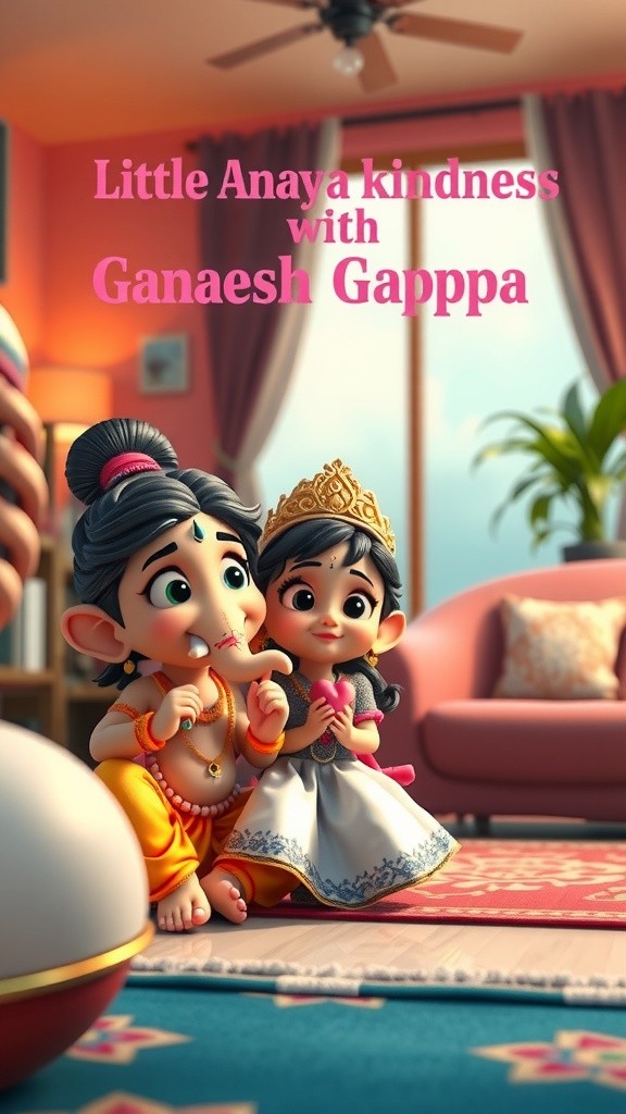 Little Anaya's Lesson on Kindness with Ganesh Bappa