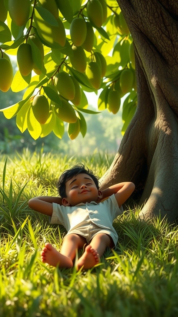 A Kind Gesture Under the Mango Tree