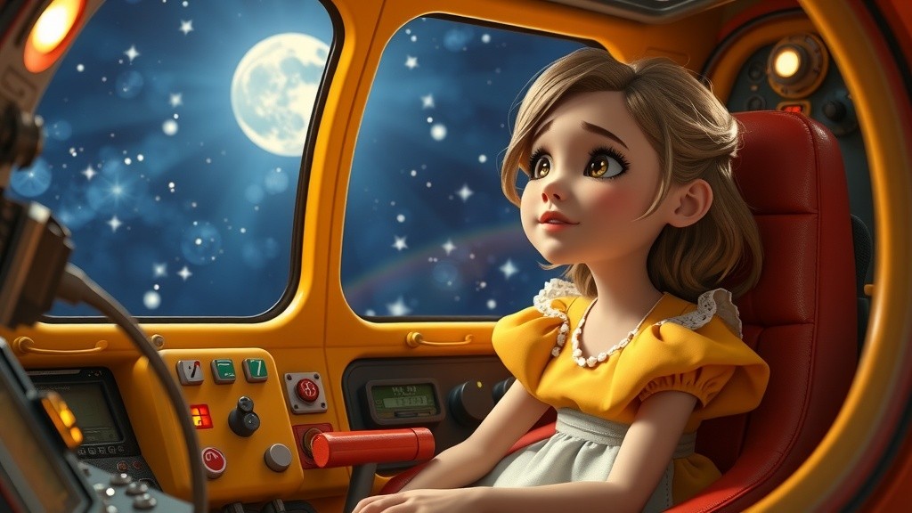 A Cosmic Adventure: Leela and the Crystal Planet