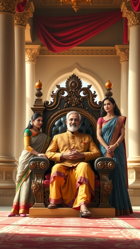 राजा की बेटियाँ और जादूगर की कहानी