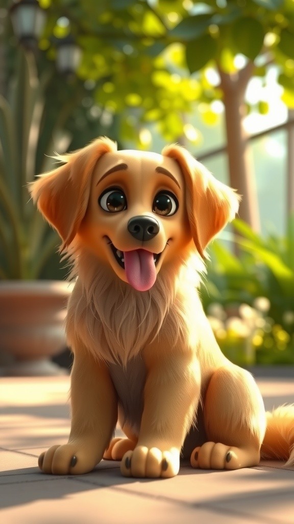 Whimsical Adventures: Kid and Dog in 3D Bliss! (copy)