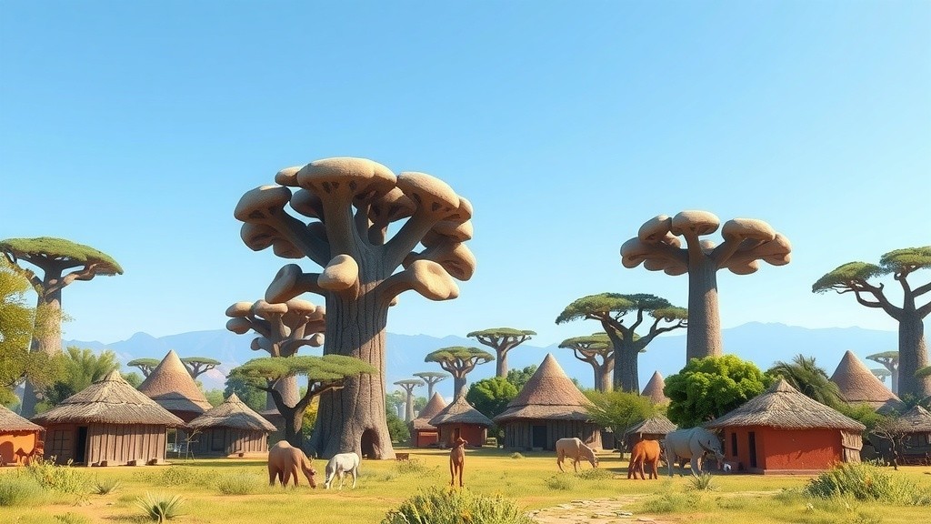 Magical Adventures in the Vibrant African Village