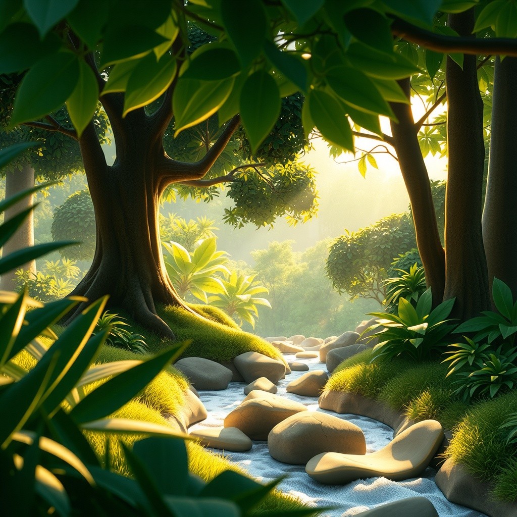 Nature's Struggle: Survival in the Forest