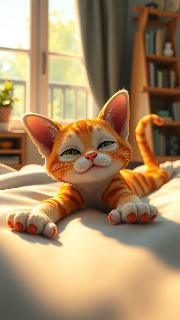 Kit the Mischievous Cat's Milk Adventure