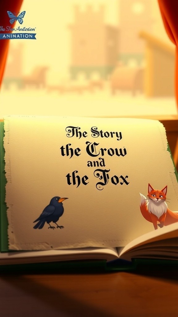 कौआ और लोमड़ी: एक सीख भरी कहानी