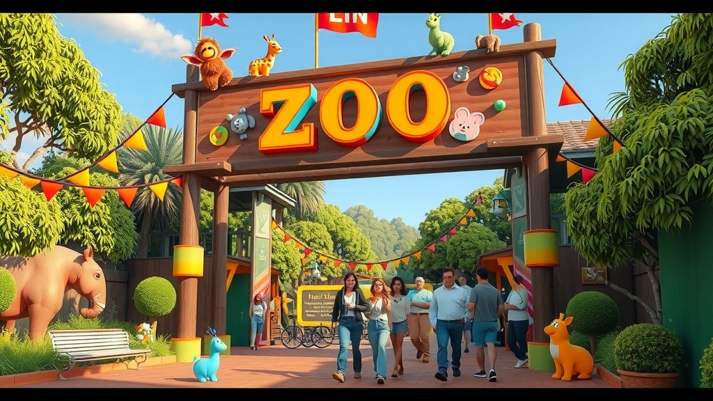 Ali and Mina's Zoo Adventure