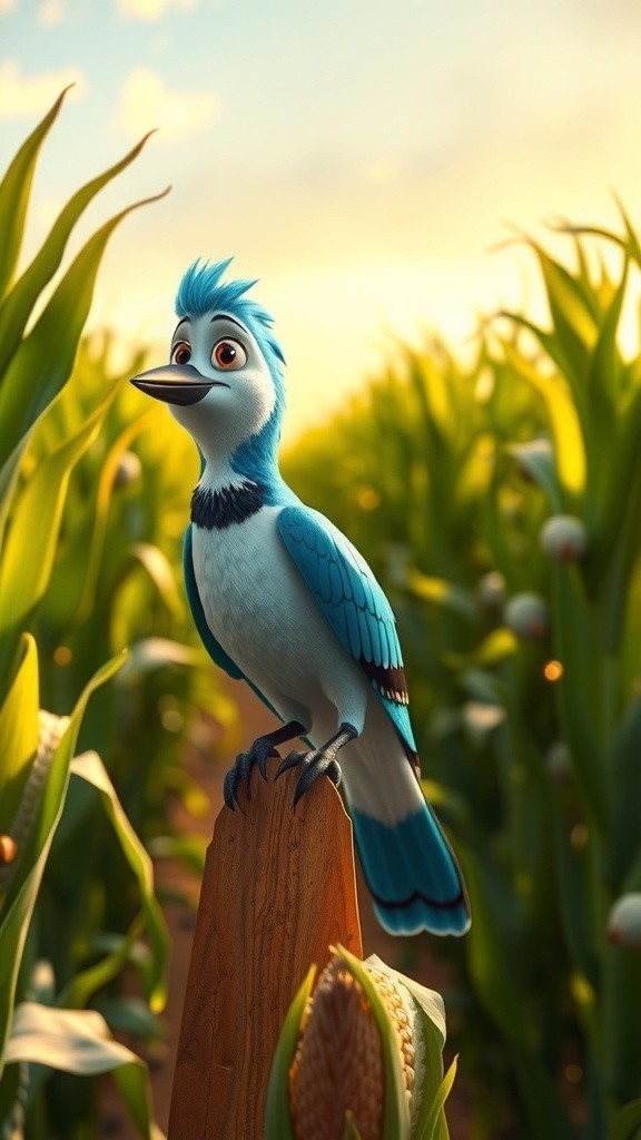 El pájaro quema maíz