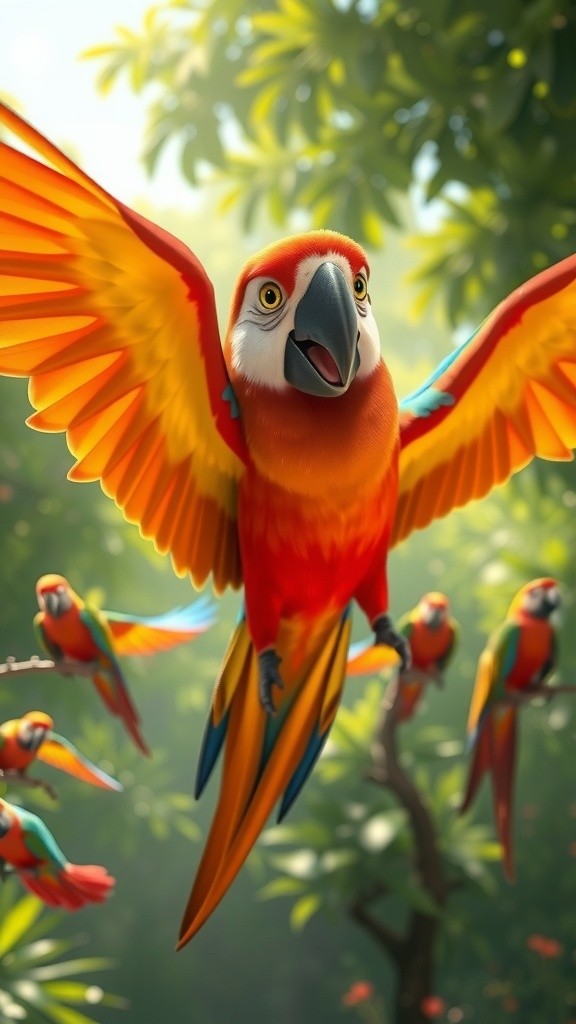 Life with Parrots: Beauty and Challenges