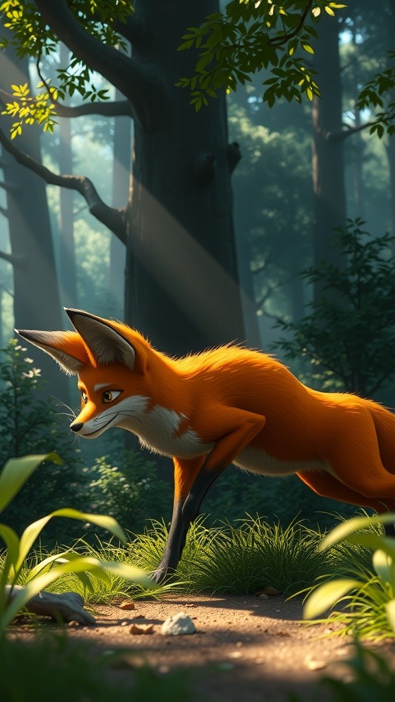 الثعلب الماكر والذئب الجائع