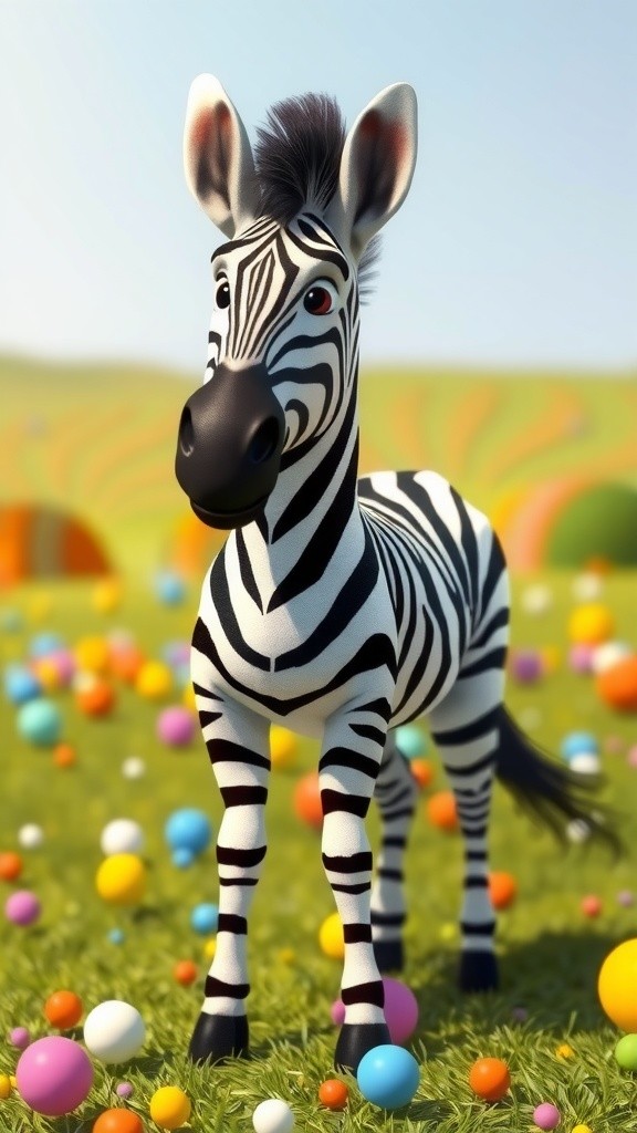 Zebra Unik: Dari Garis ke Polkadot!