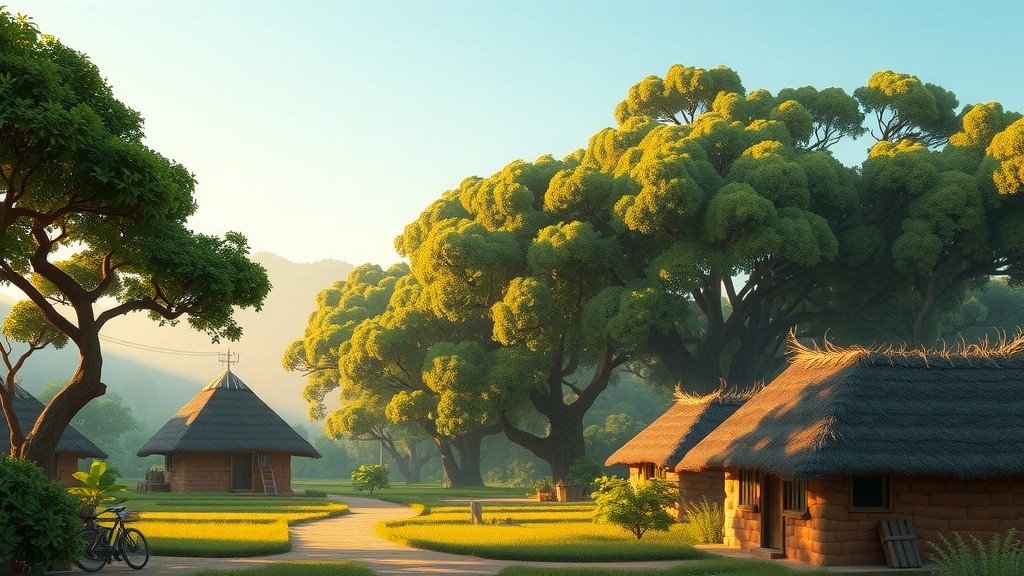 Kishan and the Gentle Giant: A Tale of Harmony in Pipalgaon