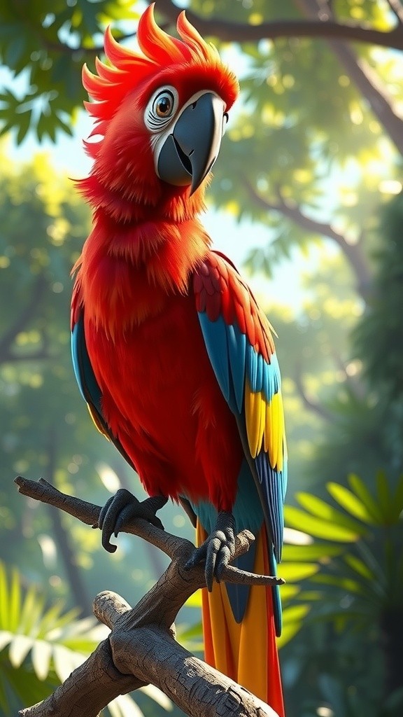 Merak yang Mengepakkan Sayapnya