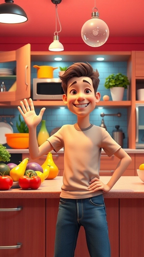 Fried Rice Fiesta: A Cartoon Culinary Adventure!