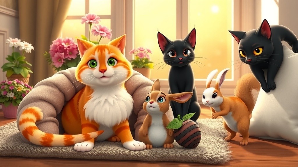 Maa Billi aur Uske Teen Bachay