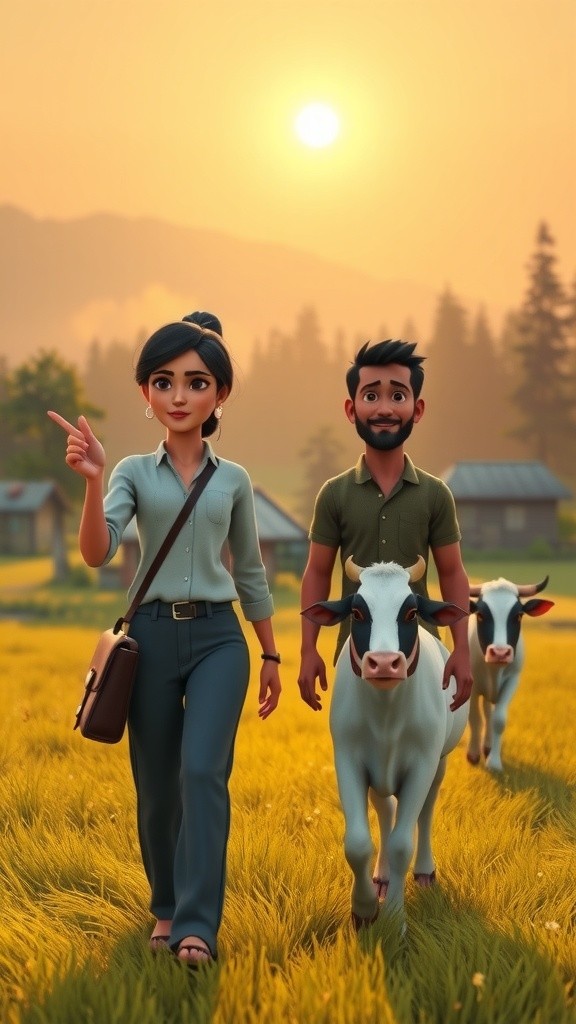 Krishna aur Gay ka Jungle Mein Khel