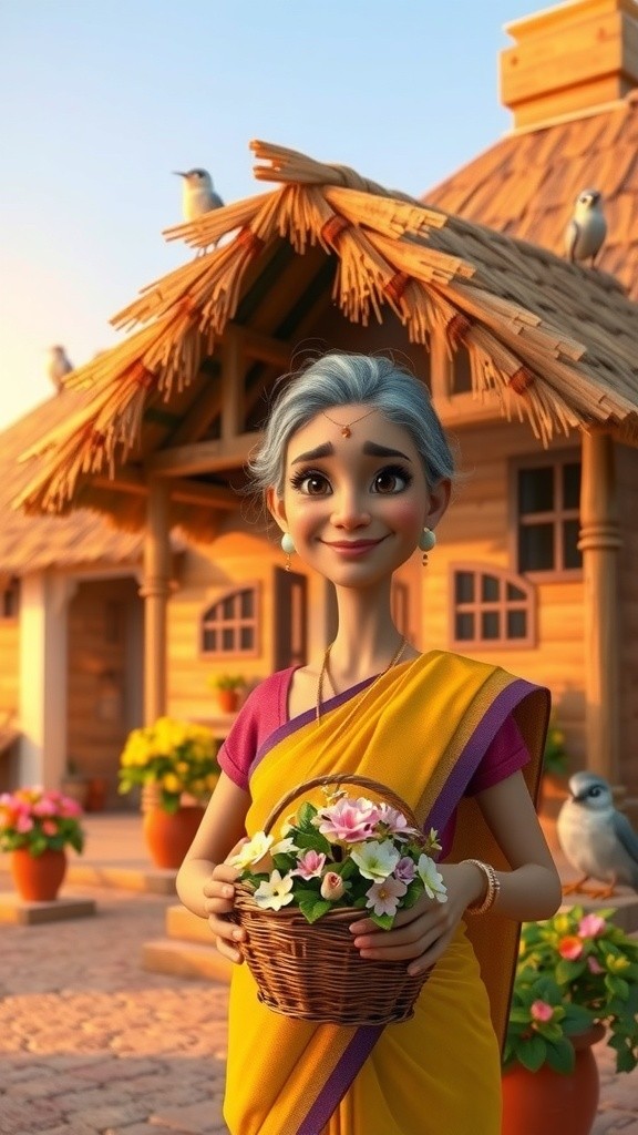 गाय की बीमारी और दादी का प्यार