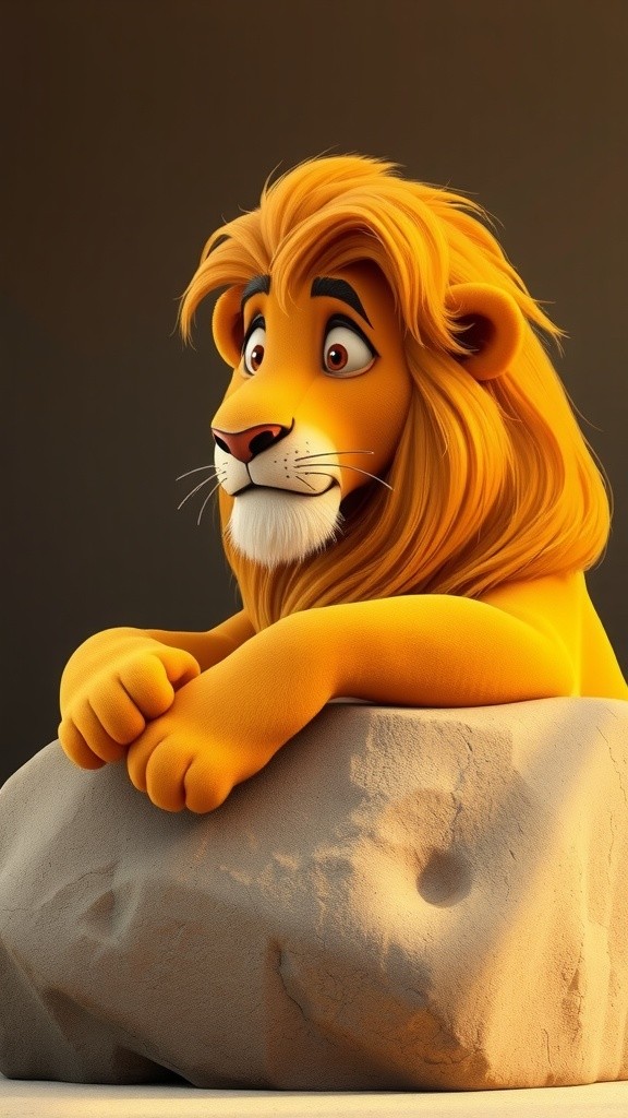 आलसी शेर की कहानी: मेहनत का महत्व