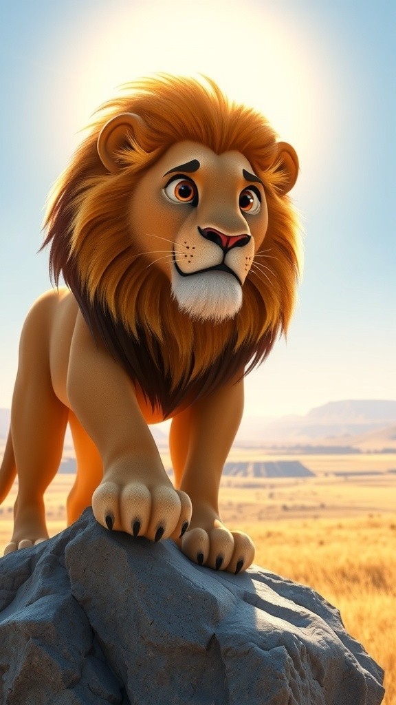 The Clever Goat and the Proud Lion