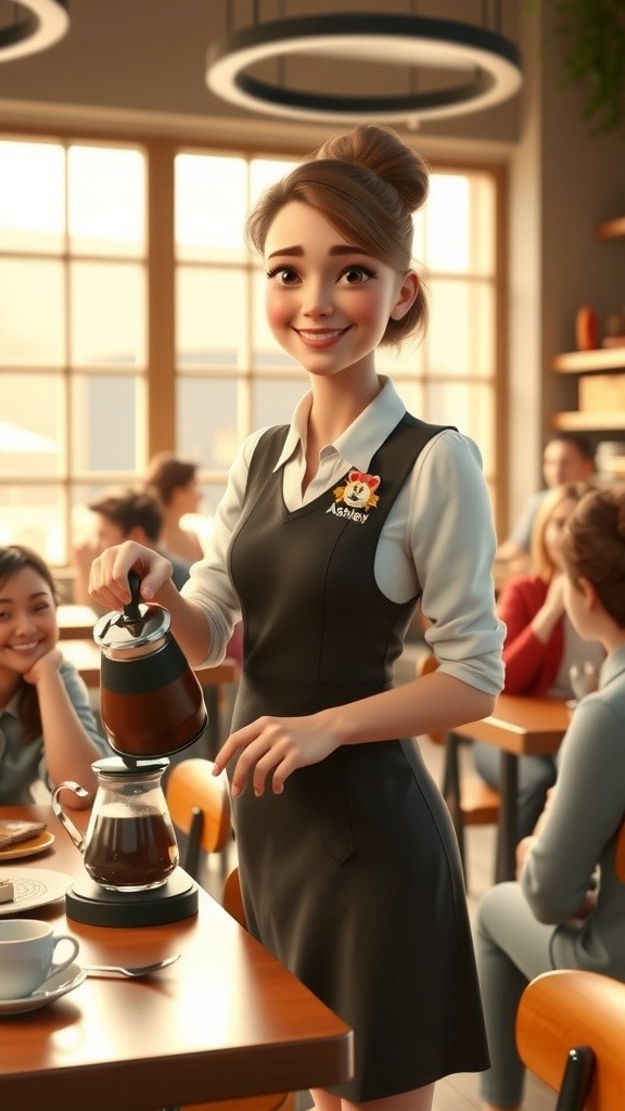 The Waitress Every Man Admires