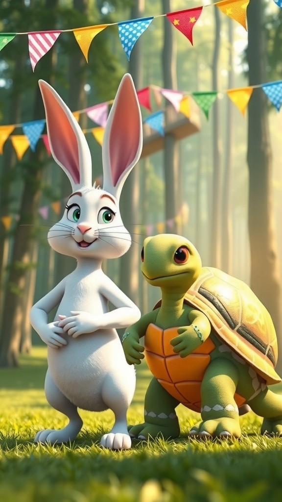 खरगोश और कछुआ: धैर्य की जीत!