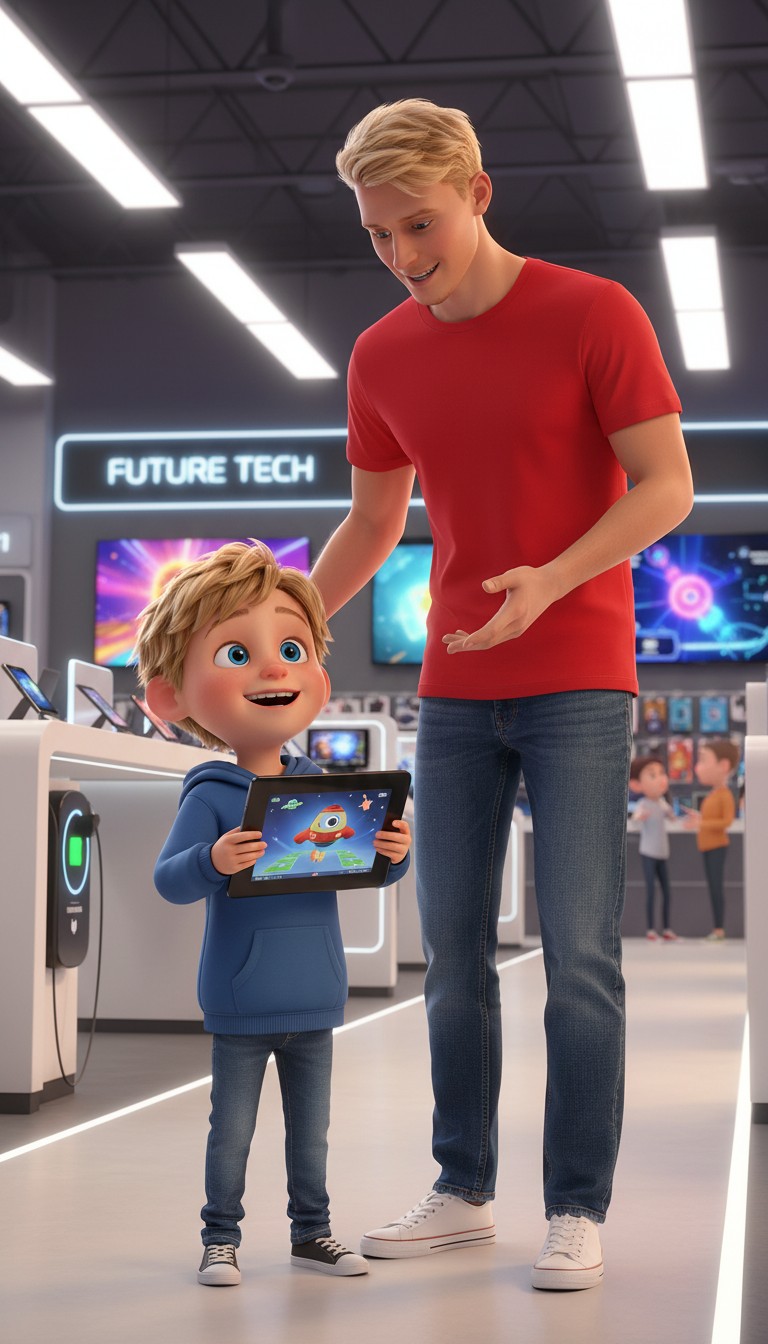 Kid Freaks Out Over $67 iPad, Worker Nukes Shop!