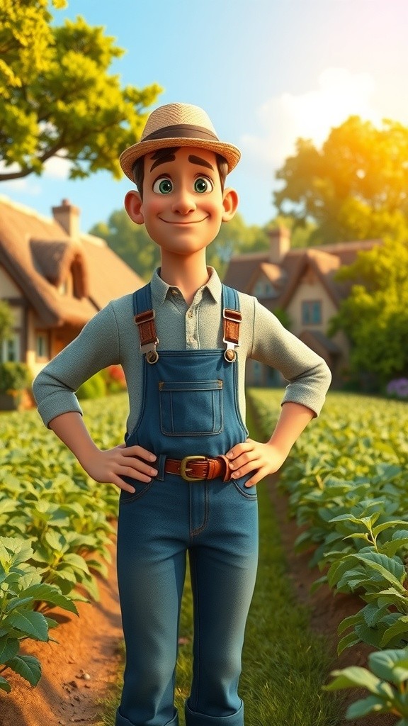 Cheeky Monkey's Fruit Heist in the Sunny Village