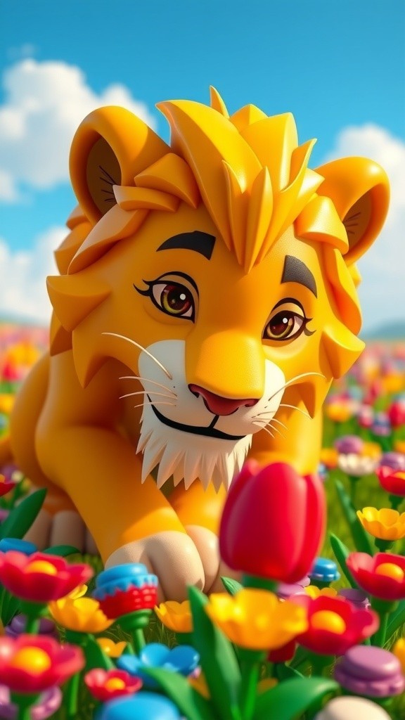 Petualangan Sang Singa Kecil di Padang LEGO