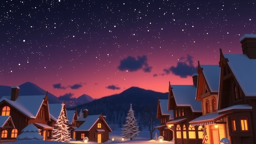 क्रिसमस की रात जादू में ढली