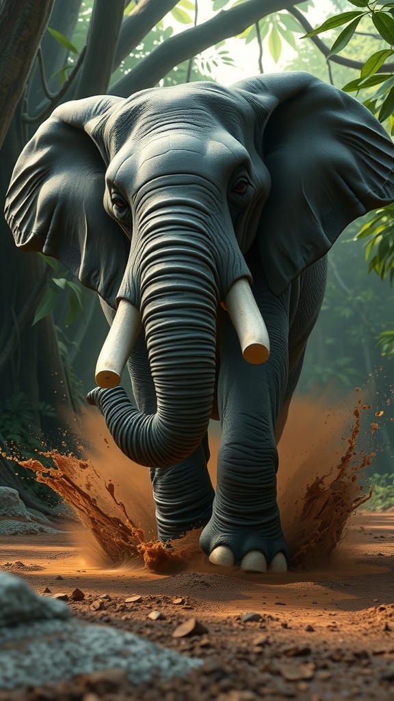 Eddie the Happy Baby Elephant