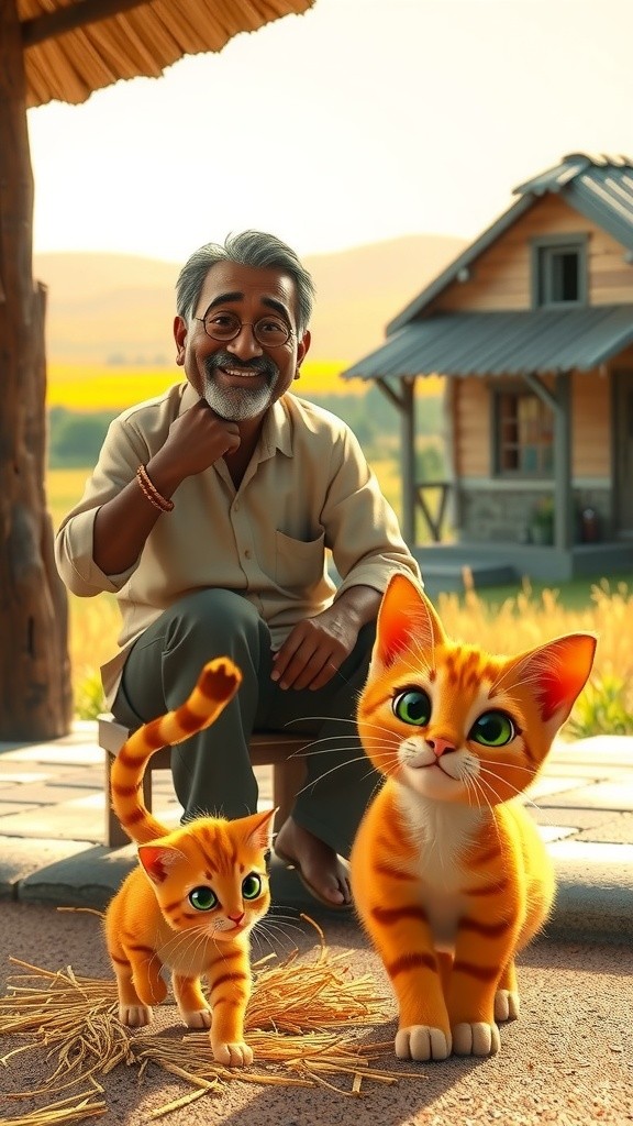 किसान, बिल्ली और दूध का घड़ा