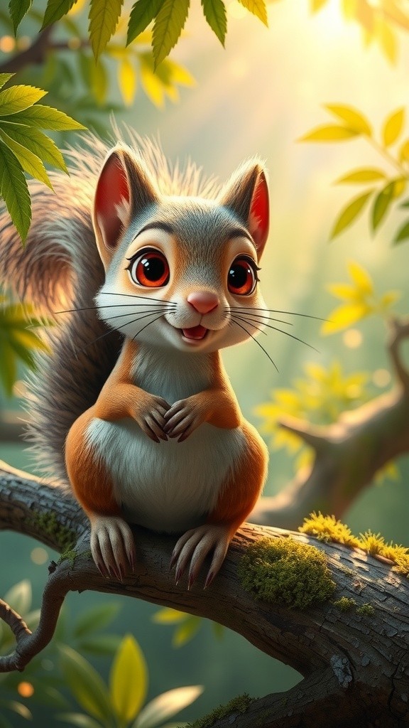 ईमानदार गिलहरी और उसका आम