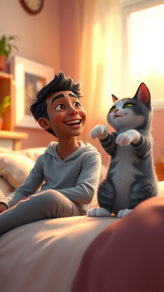 Kucing Sebagai Alarm Pagi