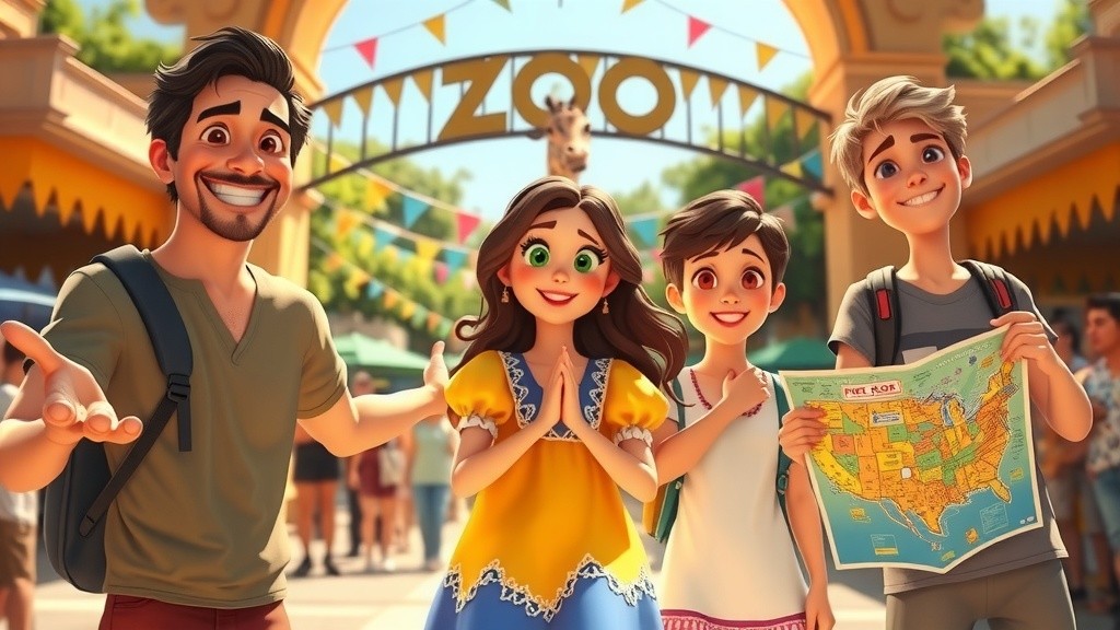 Kids Exploring the Wonders of the Zoo