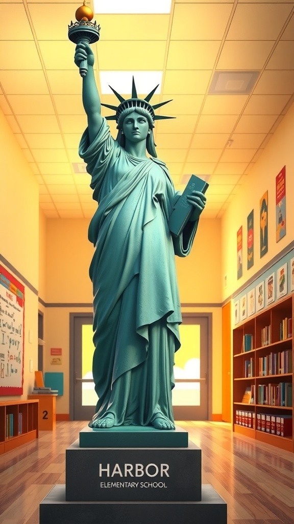 Liberty's Exciting First Day at Harbor Elementary!