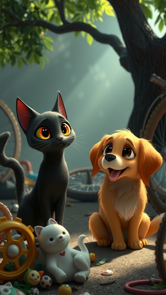 Fur Kitten & Fur Puppy: The Sky-Heist Adventure!
